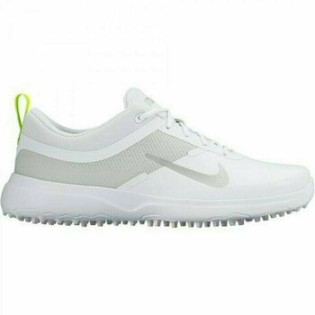 Calzado de golf de mujer Nike Akamai Womens Golf Shoes White/Pure Platinum/Metallic Silver US 9,5 - 1