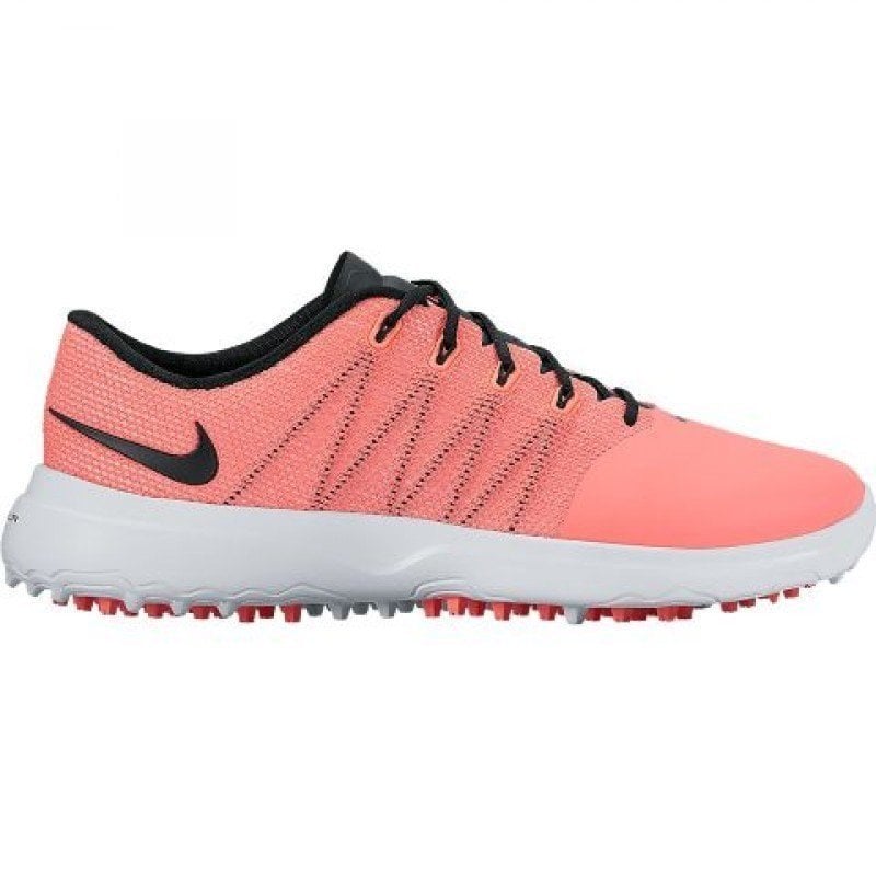 Golfschoenen voor dames Nike Lunar Empress 2 Womens Golf Shoes Lava Pink/Black/White US 6,5
