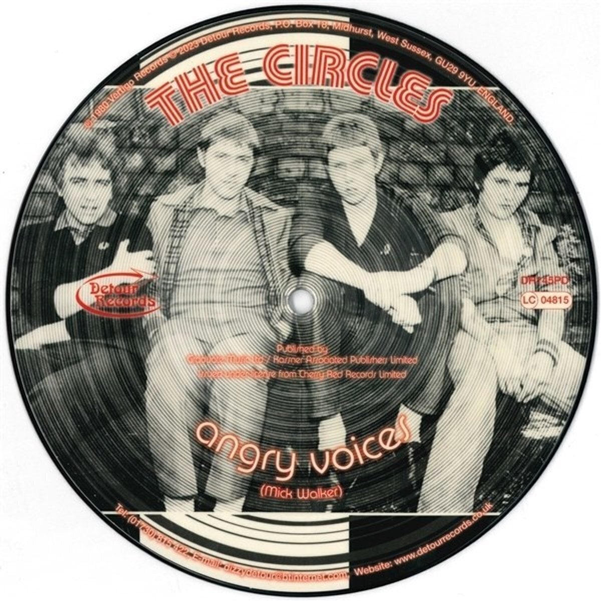 Disque vinyle The Circles - Angry Voices (Limited Edition) (7")