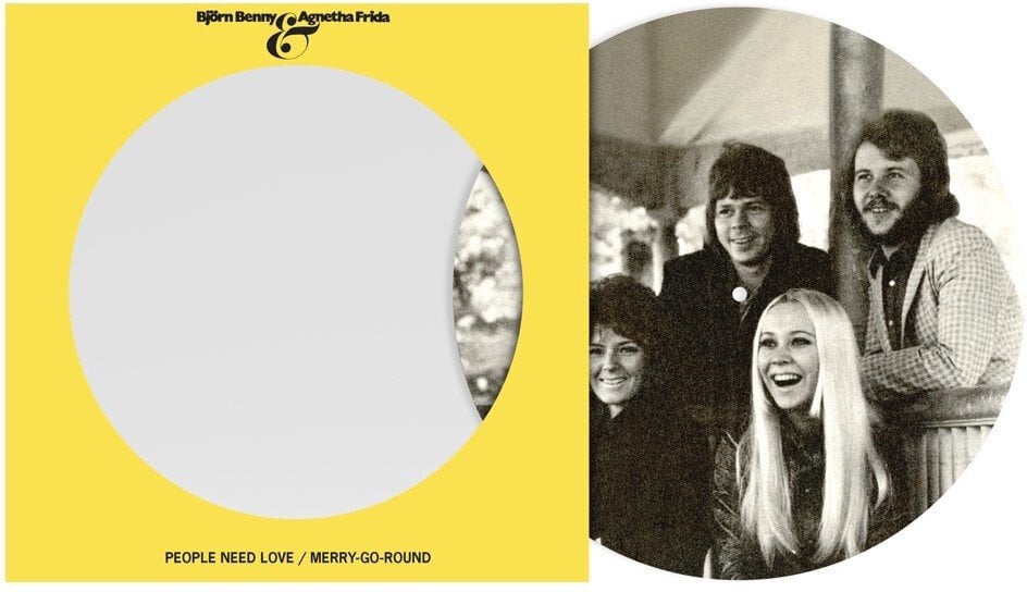 Schallplatte Abba - People Need Love / Merry-Go-Round (Limited Edition) (Picture Disc) (LP)