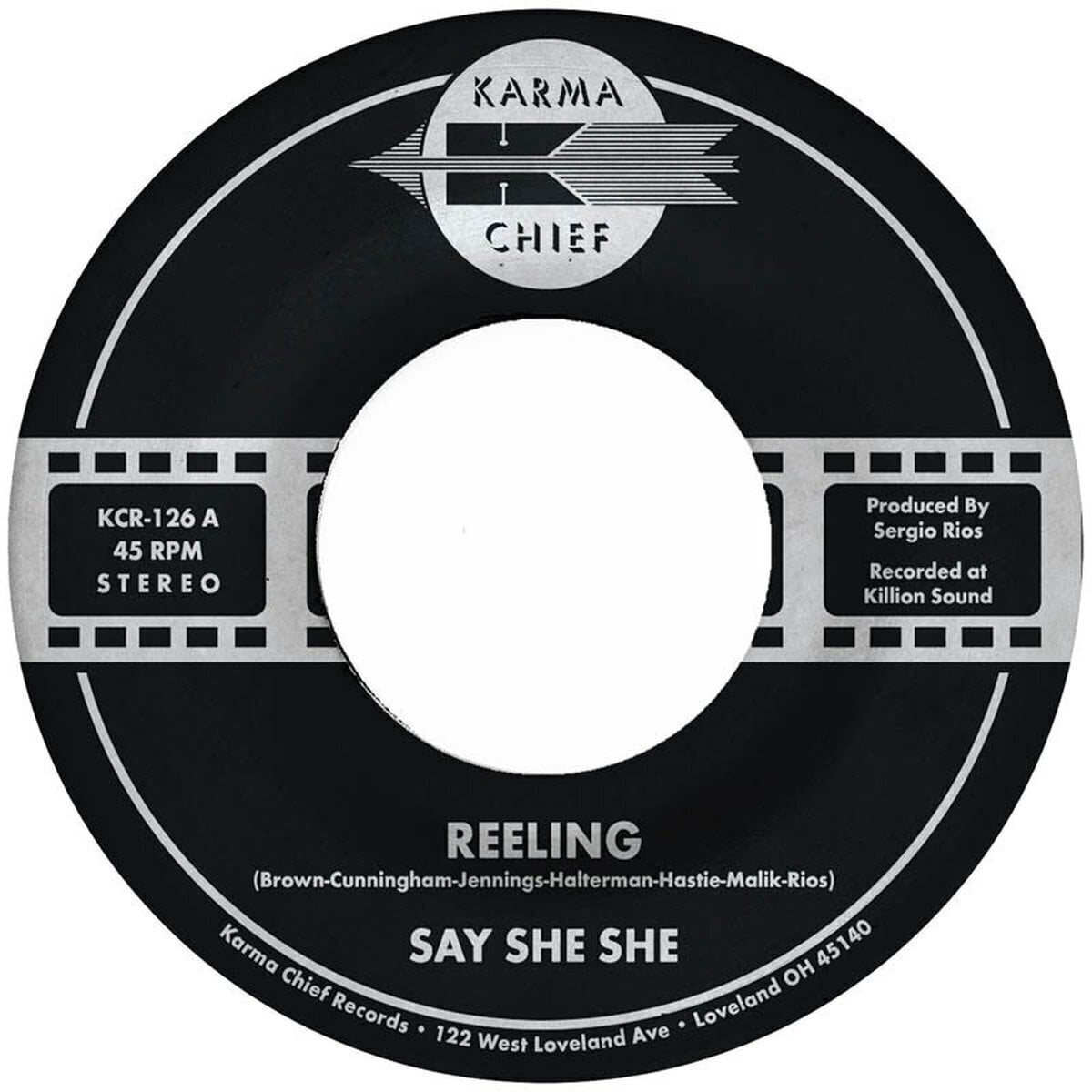 Disque vinyle Say She She - Reeling / Don't You Dare Stop (Limited Edition) (Earth Green Coloured) (7")