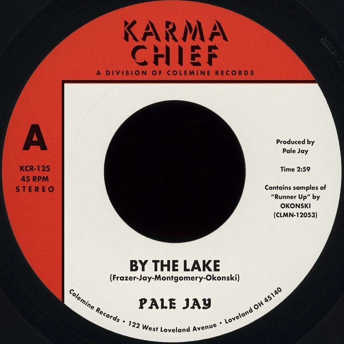 Schallplatte Pale Jay & Okonski - By The Lake / Runner Up (Limited Edition) (Lake Blue Coloured) (7")