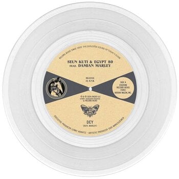 Vinyl Record Seun Kuti + Egypt 80 & Damian Marley - Dey (Limited Edition) (Coloured) (7") - 1