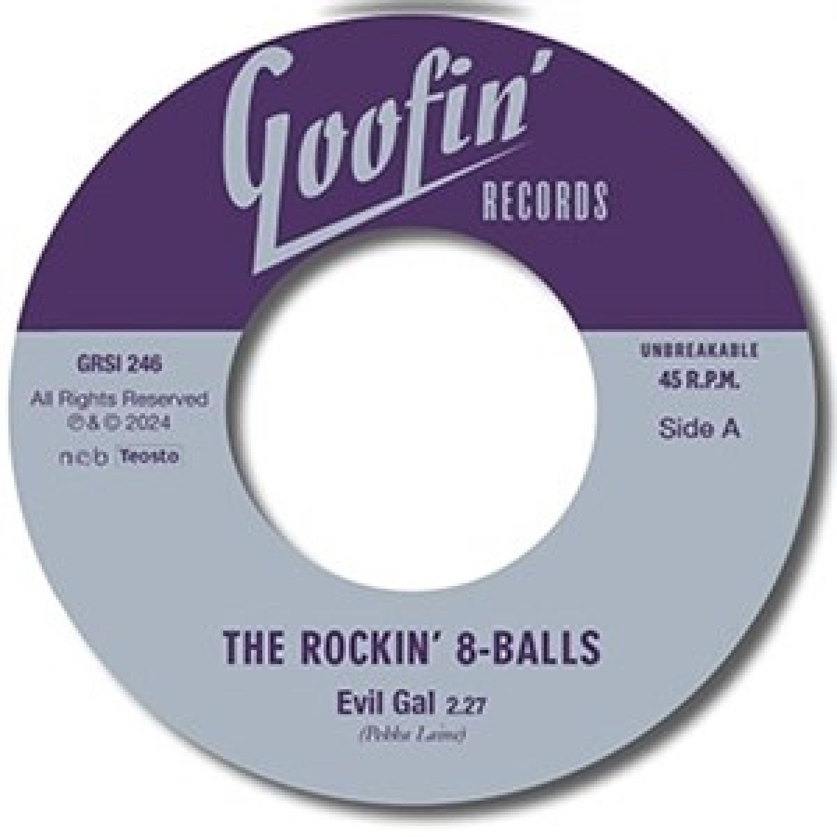Disco in vinile The Rockin' 8-Balls - Evil Gal / Unbreakable Heart (LP)