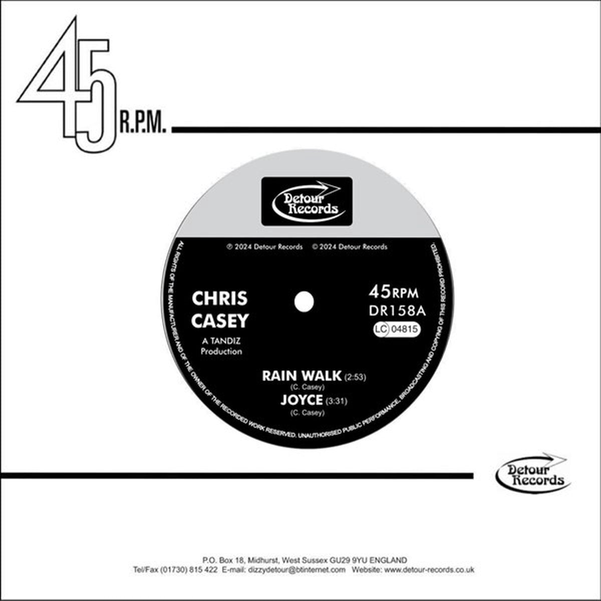 Disco in vinile Chris Casey - Rain Walk EP (LP)