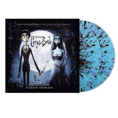 Disque vinyle Danny Elfman - Tim Burton's Corpse Bride (Reissue) (Blue Moon with Purple and Black Ghost Splatter Coloured) (2 LP)