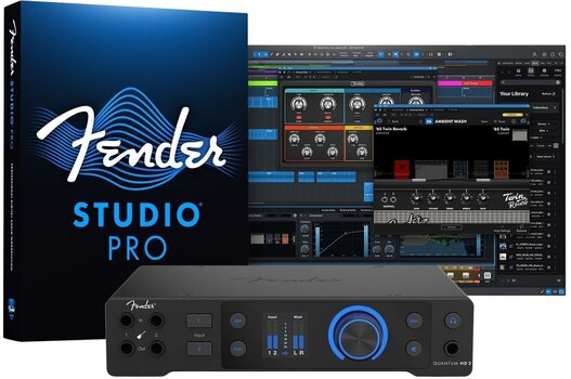 USB Audio Interface Fender Quantum HD 2 USB Audio Interface - 1