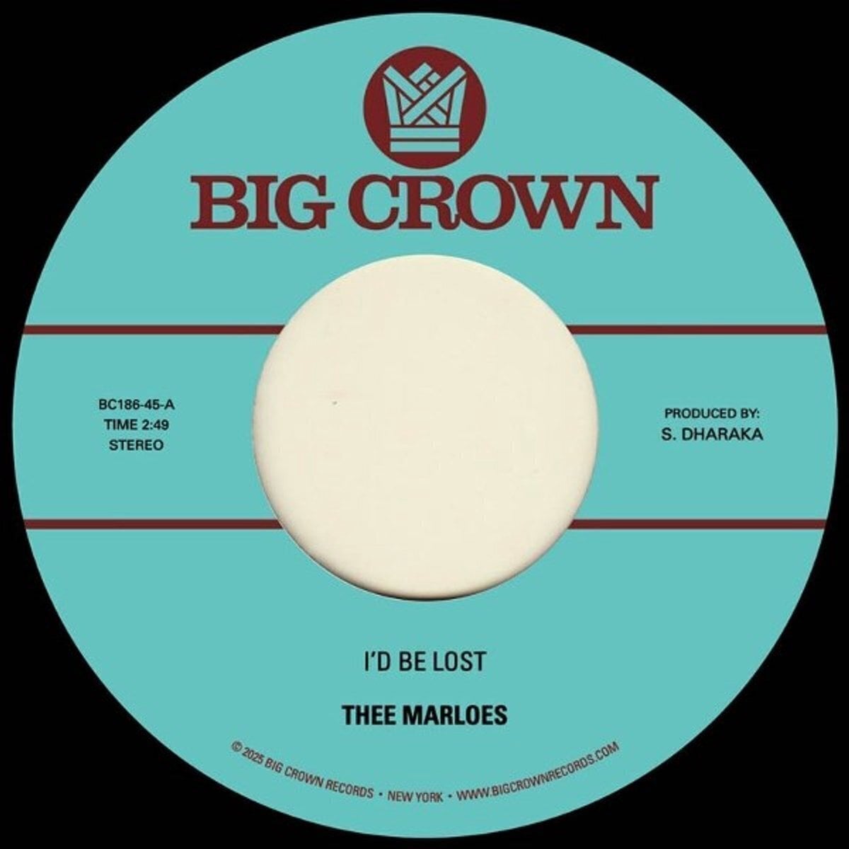 Disque vinyle Thee Marloes - I'd Be Lost / What's On Your Mind (7")