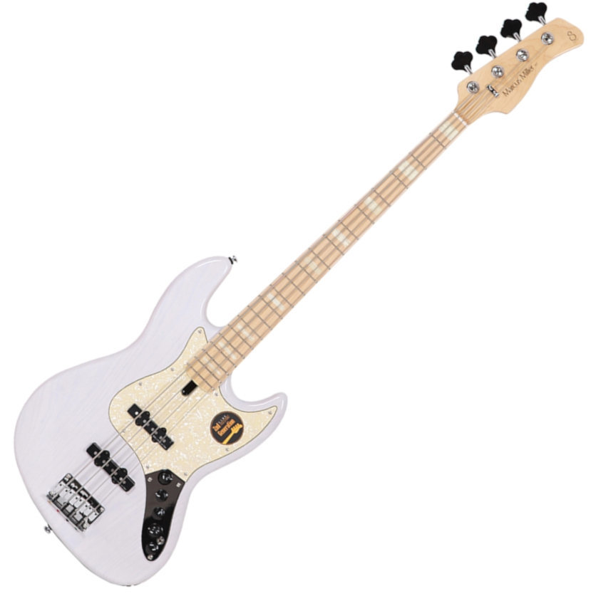 Fretless bas kitare Sire Marcus Miller V7-Ash-4 FL 2nd Gen White Blond