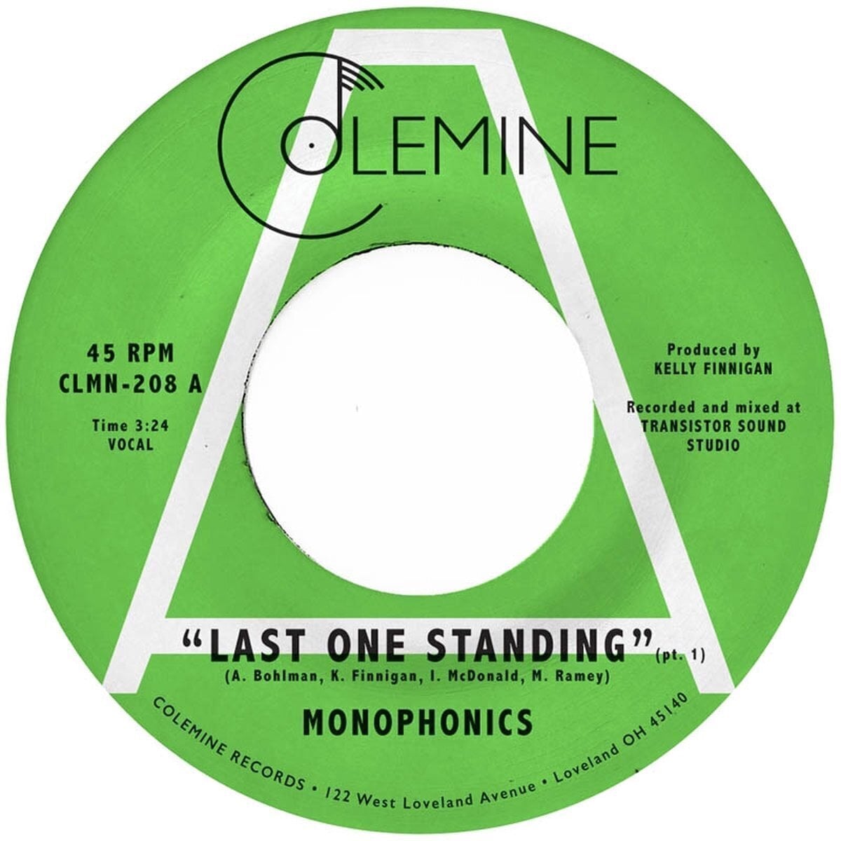 Vinylplade Monophonics - Last One Standing (7")