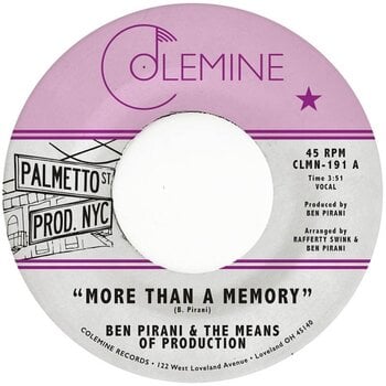 Schallplatte Ben Pirani & The Means of Production - More Than A Memory (Limited Edition) (7") - 1