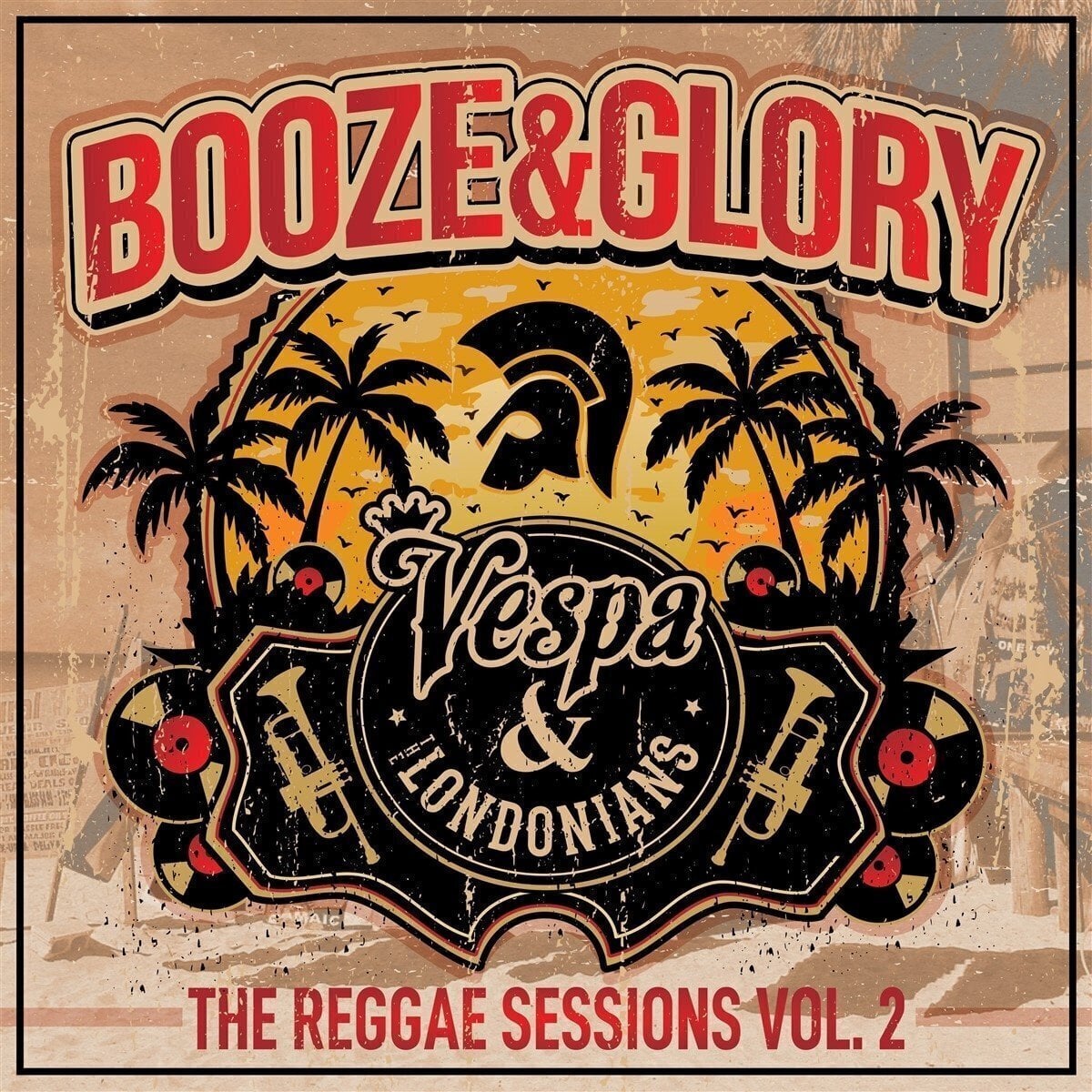 Schallplatte Booze & Glory & Vespa & The Londonians - The Reggae Sessions Vol. 2 (EP)