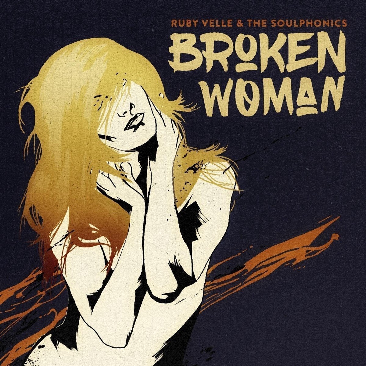 Disque vinyle Ruby Velle & The Soulphonics - Broken Woman (Magenta Coloured) (7")