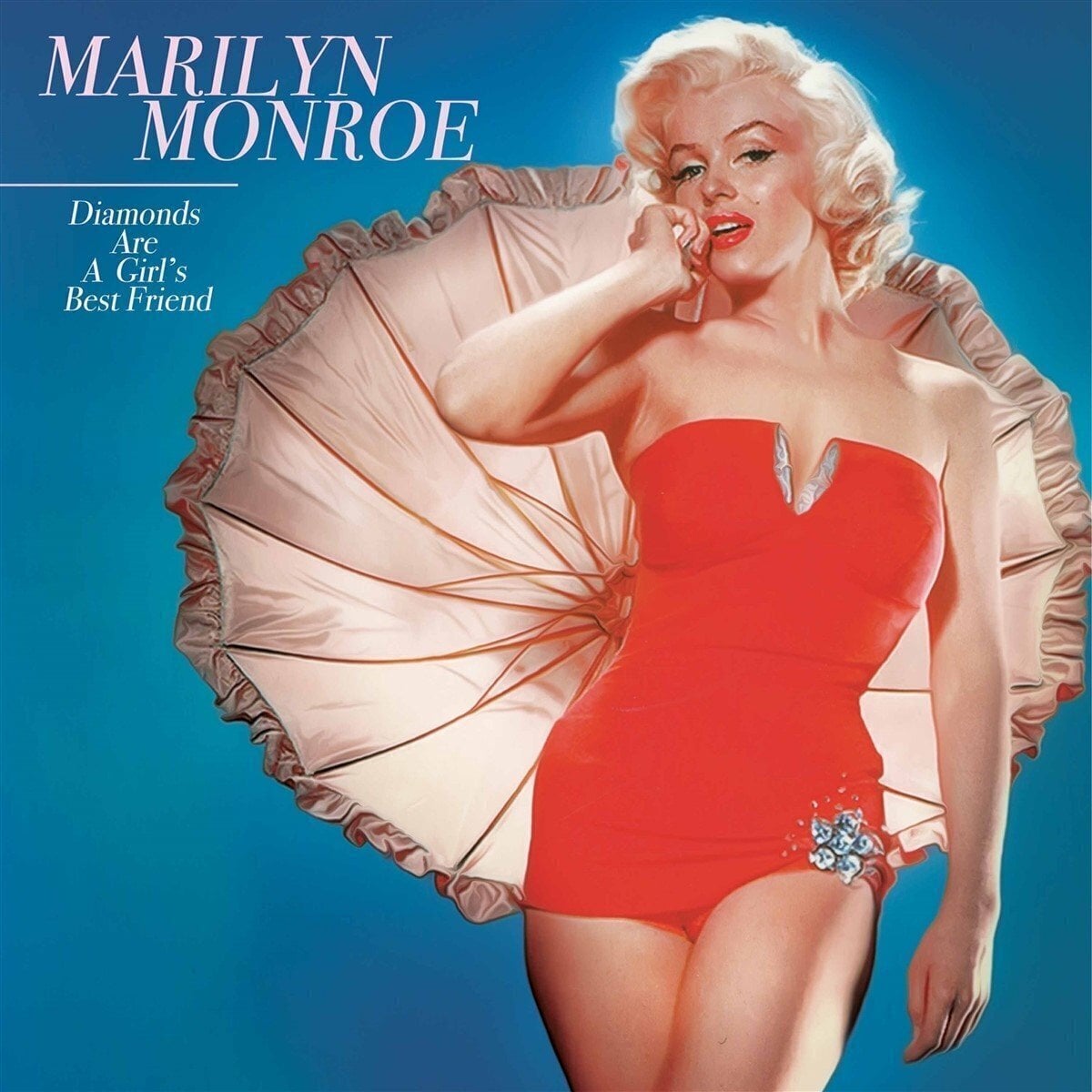 Disque vinyle Marilyn Monroe - Diamonds Are A Girl's Best Friend (Limited Edition) (Blue Coloured) (7")