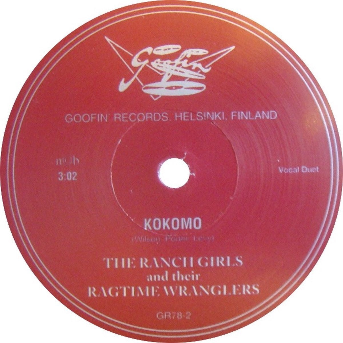 Schallplatte Ranch Girls And Their Ragtime Wranglers - Kokomo (10"-78Rpm!) (LP)