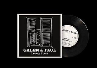 Schallplatte Galen & Paul - Lonely Town (7")