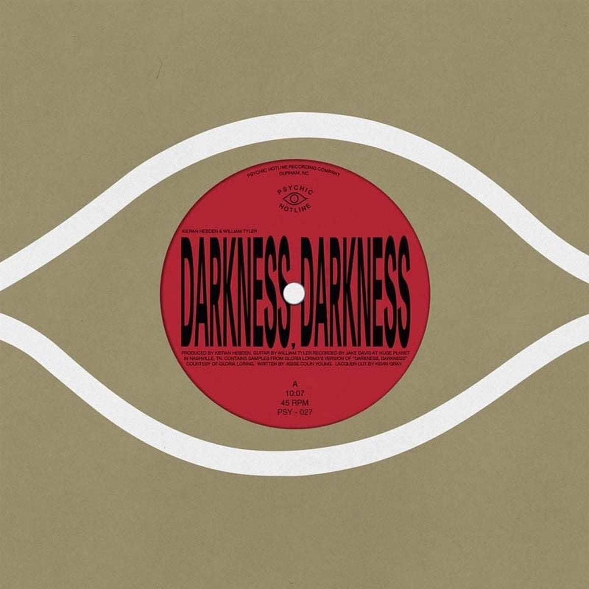 Disque vinyle Kieran Hebden & William Tyler - Darkness, Darkness / No Services (Four Tet) (LP)