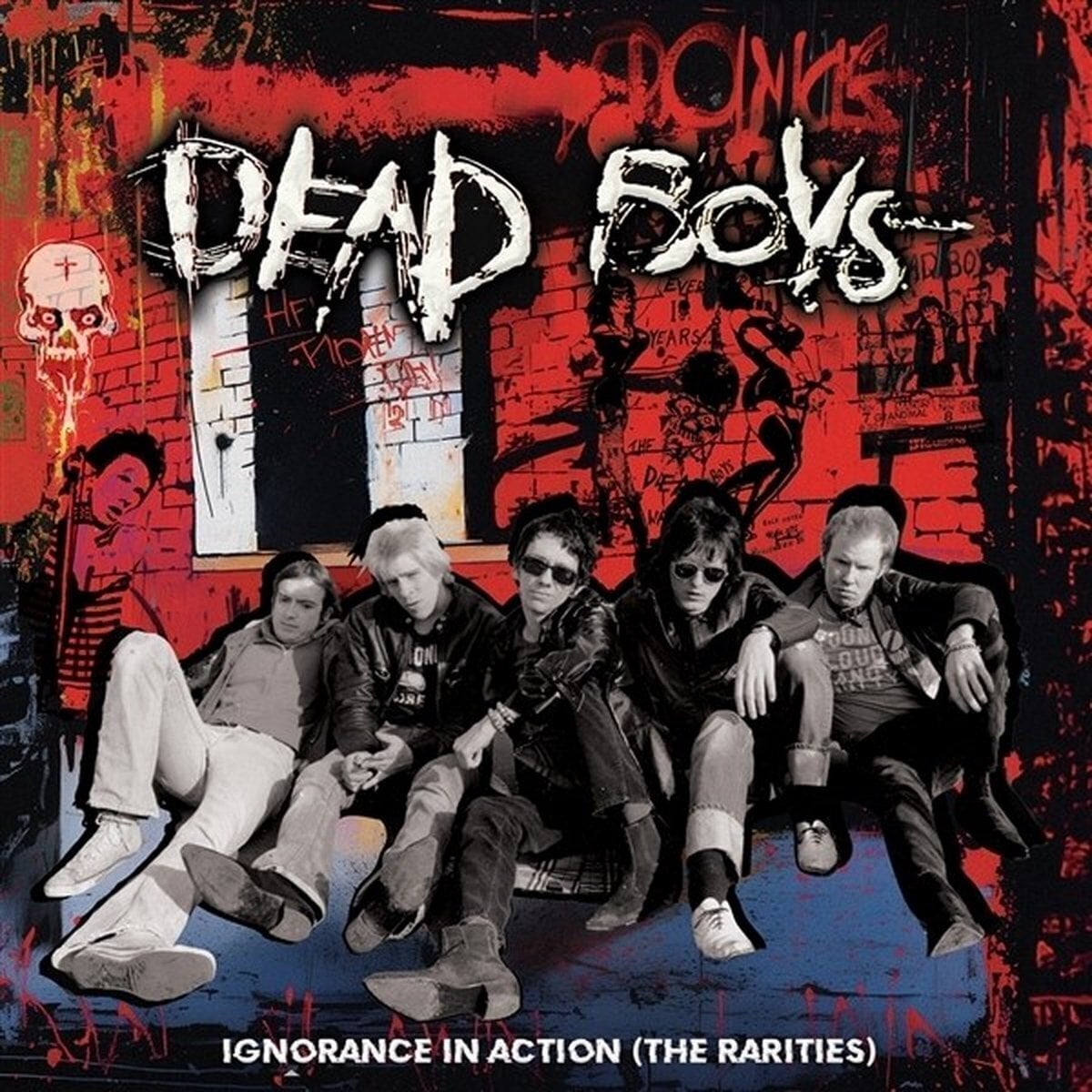 Schallplatte The Dead Boys - Ignorance In Action (Limited Edition) (Red Marbled Coloured) (LP)