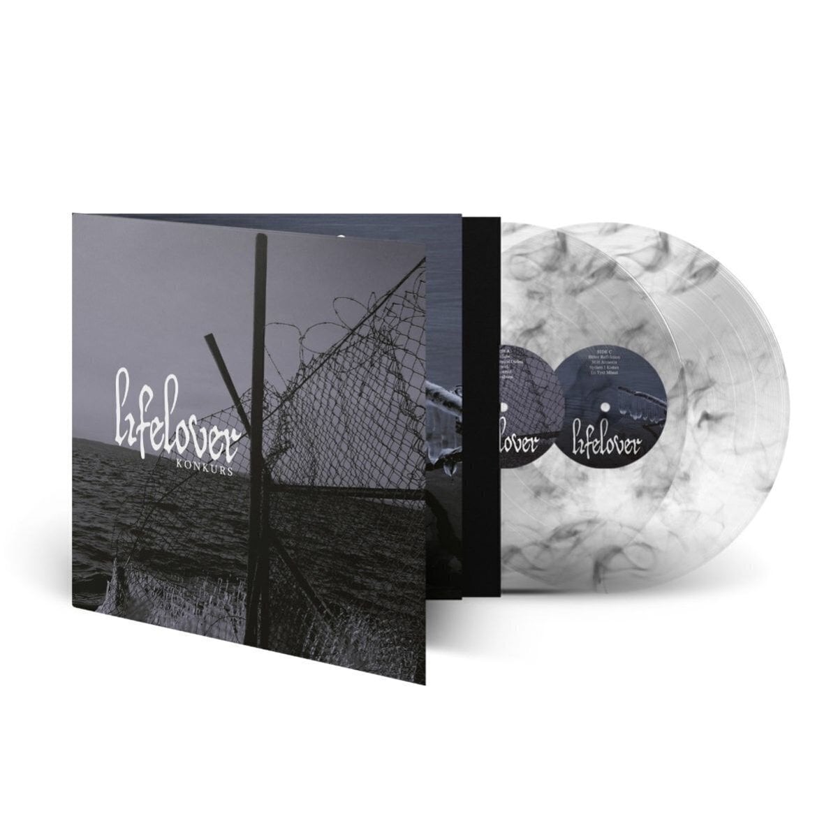 LP ploča Lifelover - Konkurs (Gatefold Sleeve) (Limited Edition) (Reissue) (Clear Black Smoke Coloured) (2 LP)
