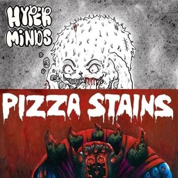 Płyta winylowa Hyper Minds & Pizza Stains - Hyper Minds / Pizza Stains Split (7") - 1