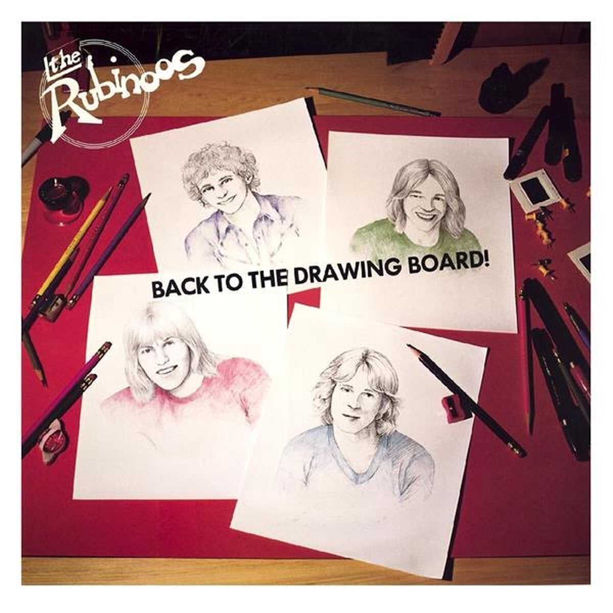 Вінілові платівки The Rubinoos - Back To The Drawing Board (Limited Edition) (Ruby & Black Splatter Coloured) (LP)