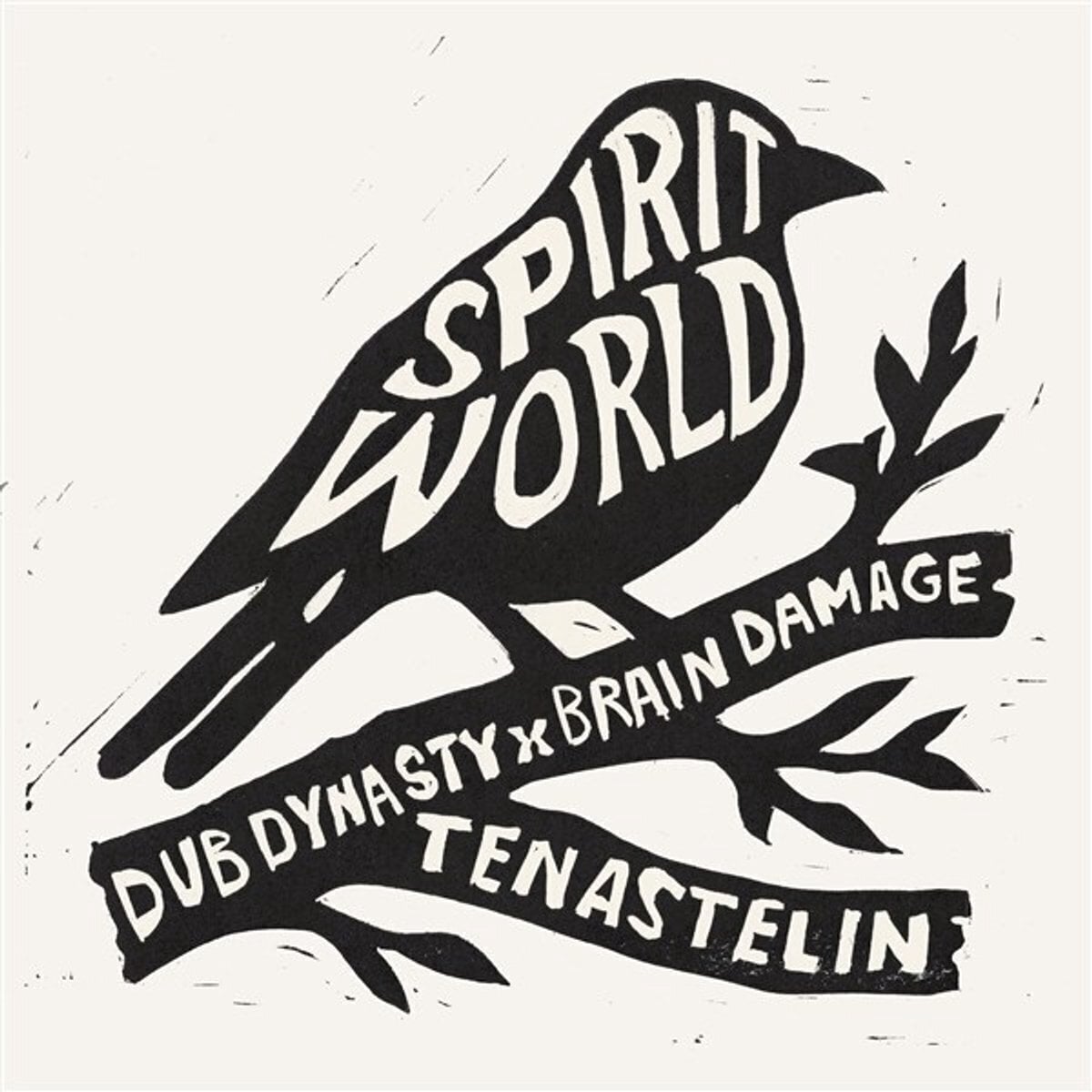 Schallplatte Brain Damage & Dub Dynasty - Spirit World ft. Tenastelin (LP)