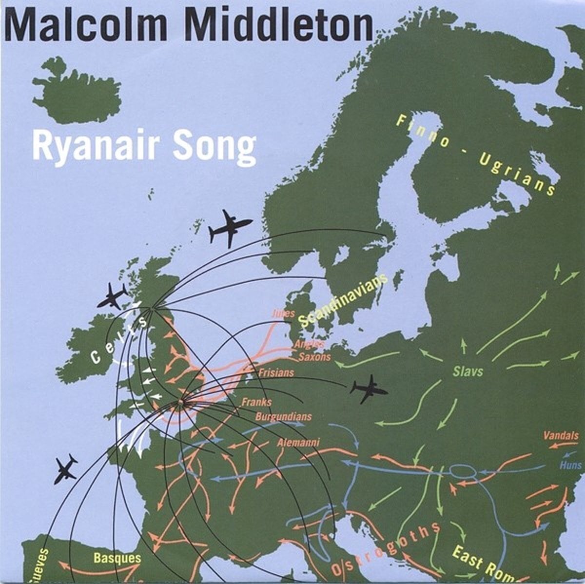 Vinylplade Malcolm Middleton - Ryanair Song (Arab Strab) (LP)