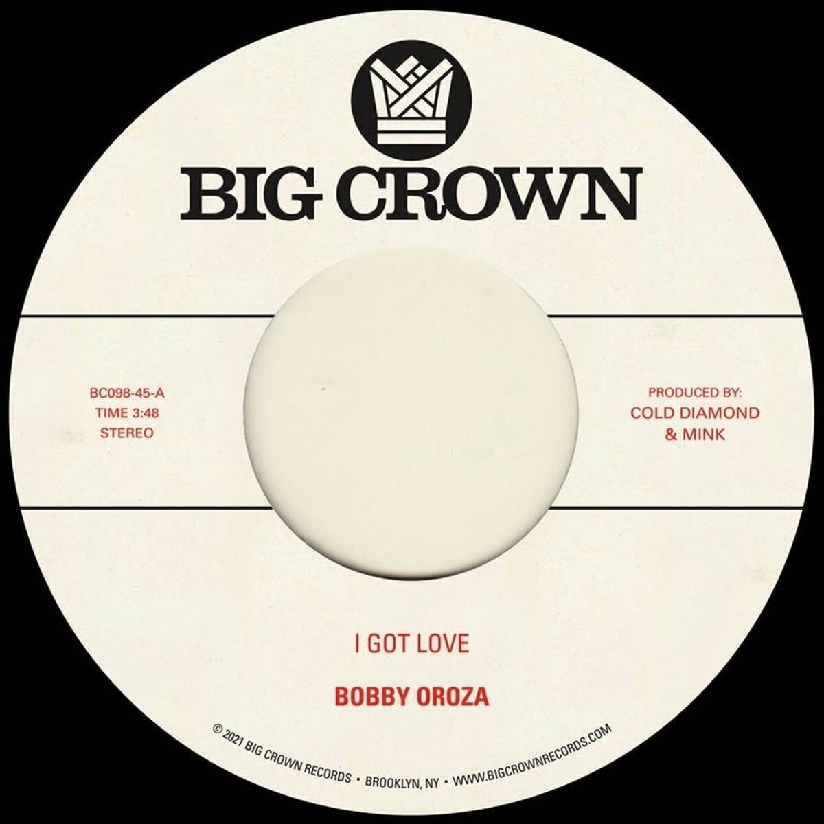 Вінілові платівки Bobby Oroza - I Got Love / Loving Body (7")