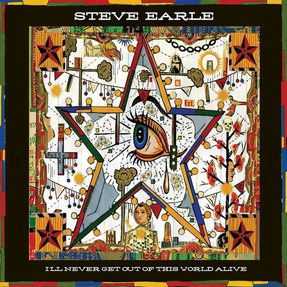 LP Steve Earle - I'll Never Get Out Of This World Alive (Limited Edition) (Translucent Orange Coloured) (LP)