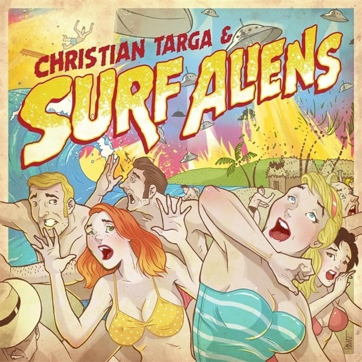 Schallplatte Surf Aliens - Christian Targa & Surf Aliens (Reissue) (EP)
