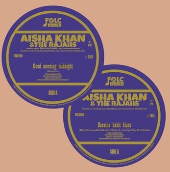 Schallplatte Aisha -& The Rajahs Khan - Good Morning Midnight/Cocaine Habit Blues (LP) - 1