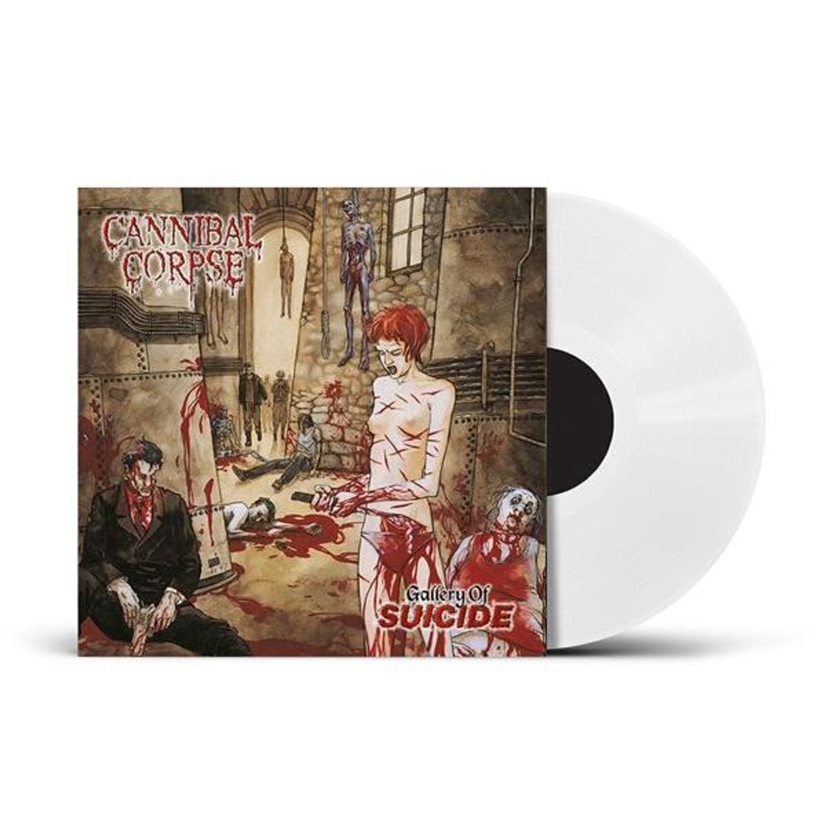 LP ploča Cannibal Corpse - Gallery Of Suicide (Reissue) (White Coloured) (LP)