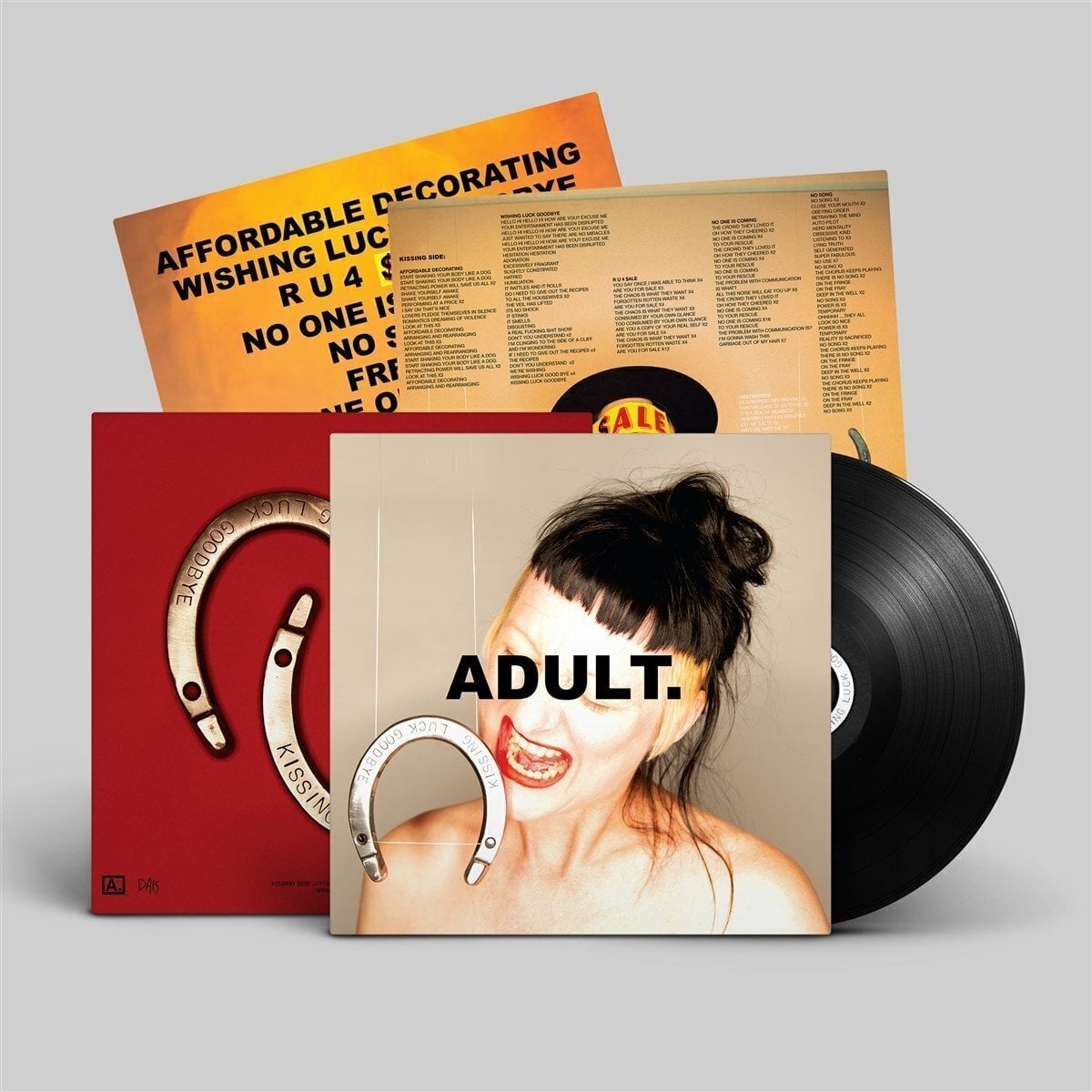 Disque vinyle ADULT. - Kissing Luck Goodbye (LP)