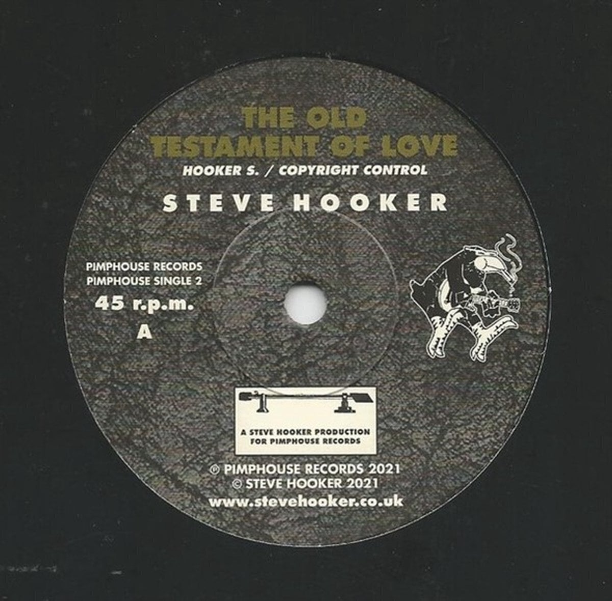 Грамофонна плоча Steve Hooker - The Old Testament Of Love (7")
