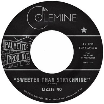 Грамофонна плоча Lizzie No - Sweeter Than Strychnine / Stop Bothering Me (Red Coloured) (7") - 1