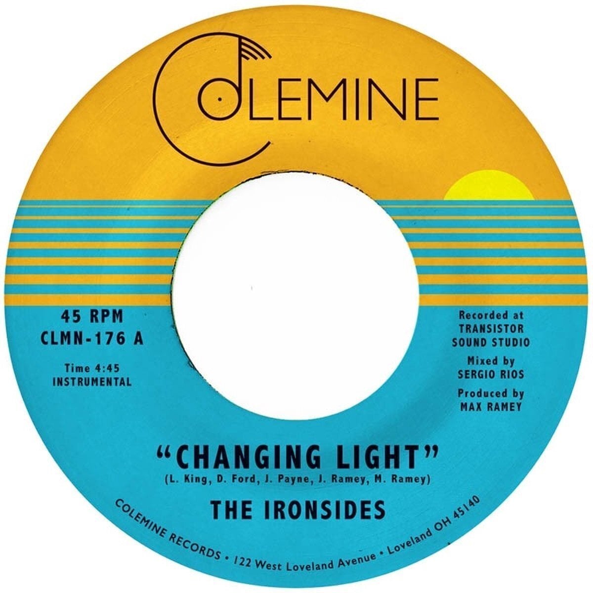 Disc de vinil The Ironsides - Changing Light (Blue Opaque Coloured) (7")