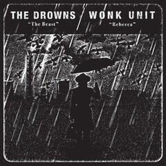 Hanglemez Drowns & Wonk Unit - Split (Black Ice) (Coloured) (LP)