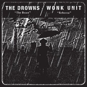 Hanglemez Drowns & Wonk Unit - Split (Black Ice) (Coloured) (LP) - 1