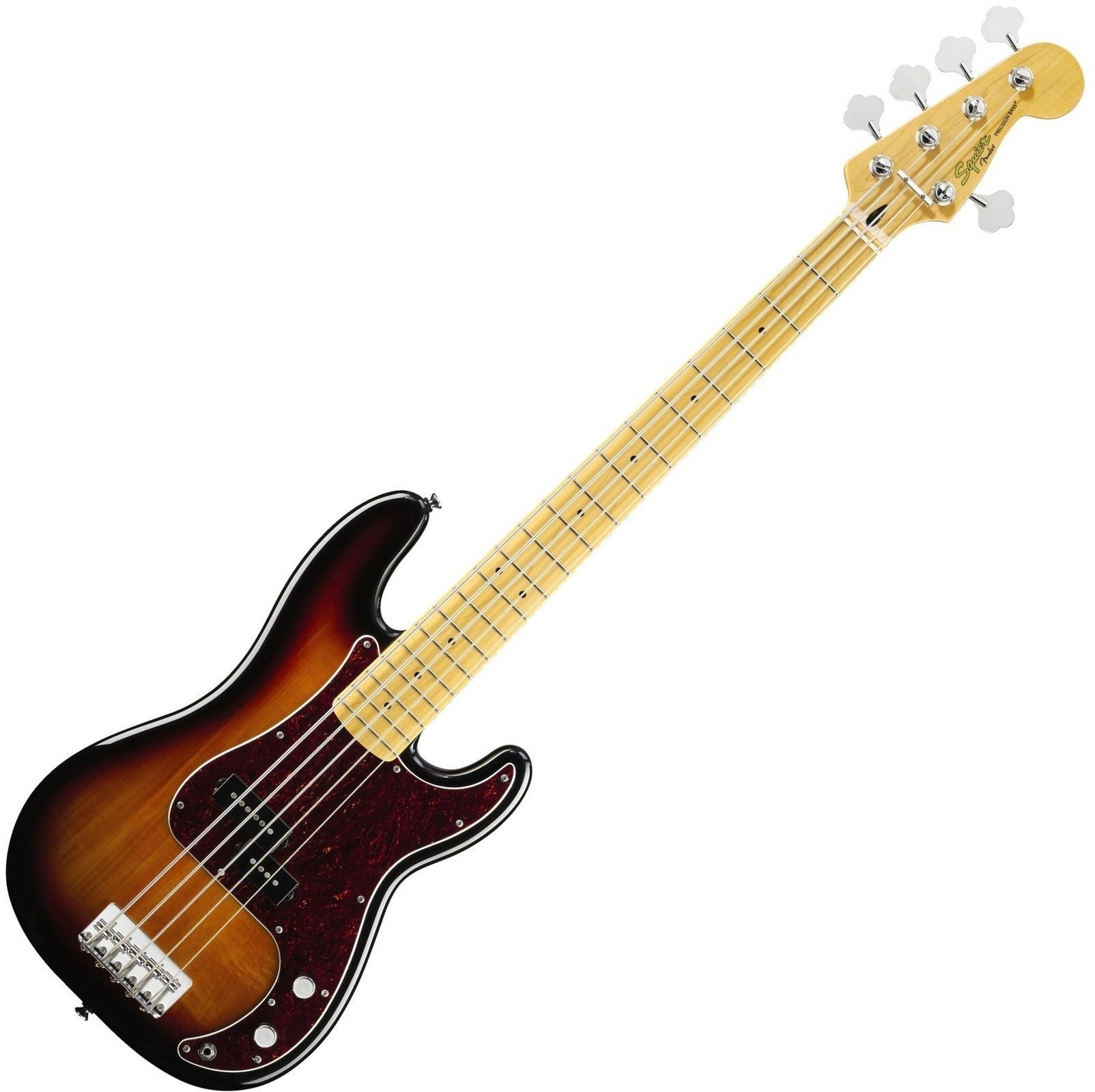 5-saitiger E-Bass, 5-Saiter E-Bass Fender Squier Vintage Modified Precision Bass V 5 String 3 Color Sunburst
