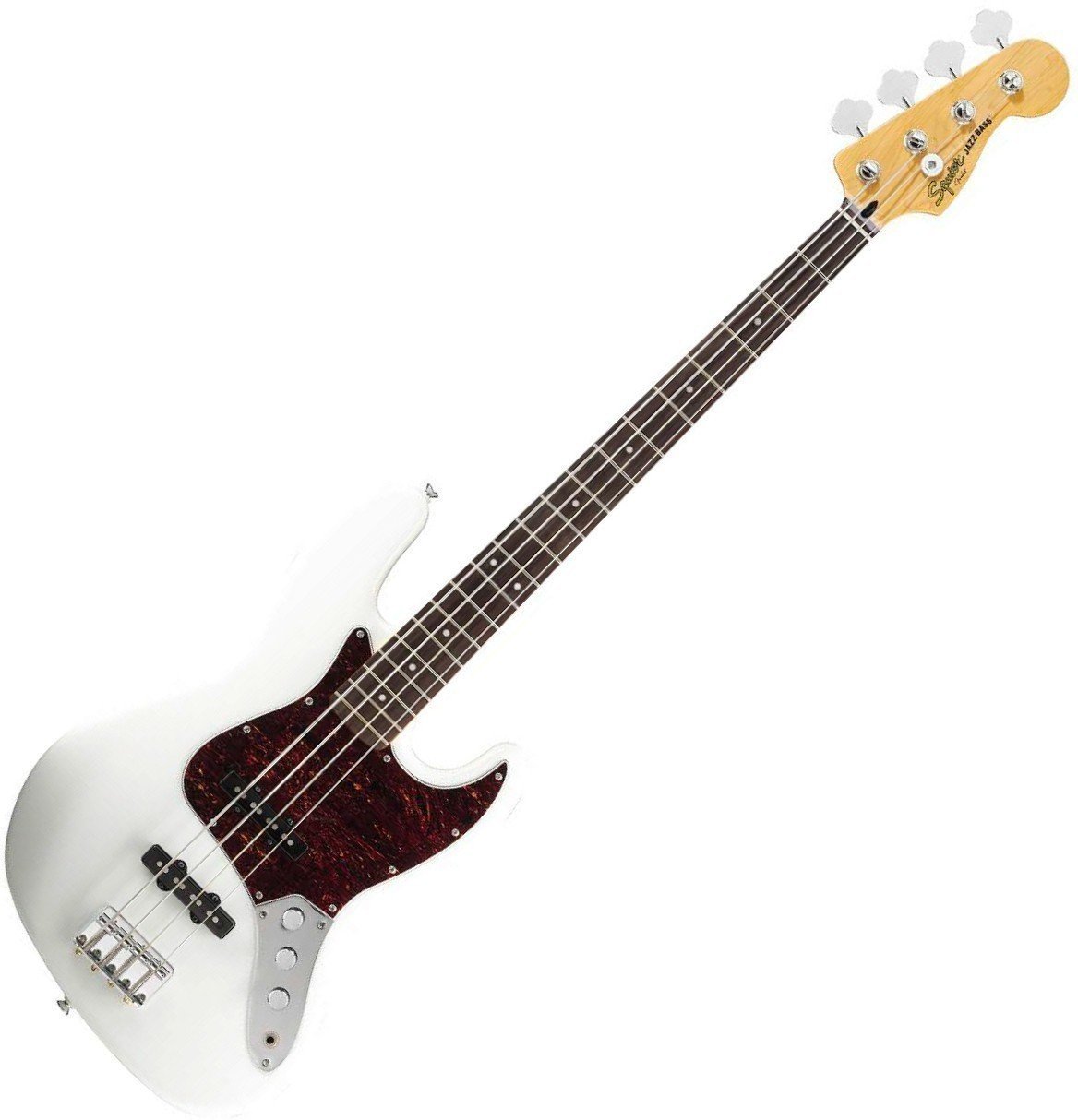 4-string Bassguitar Fender Squier Vintage Modified Jazz Bass Olympic White
