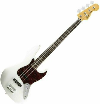 4-string Bassguitar Fender Squier Vintage Modified Jazz Bass Olympic White - 1