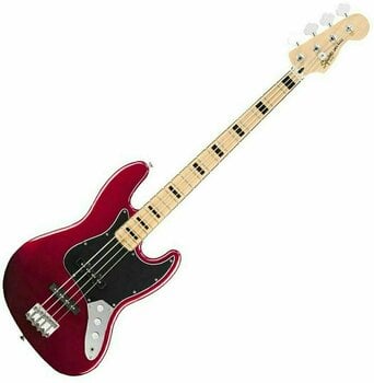 4-string Bassguitar Fender Squier Vintage Modified Jazz Bass 70s Candy Apple Red - 1