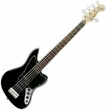 Basse 5 cordes Fender Squier Vintage Modified Jaguar Bass V Special 5 String Black - 1