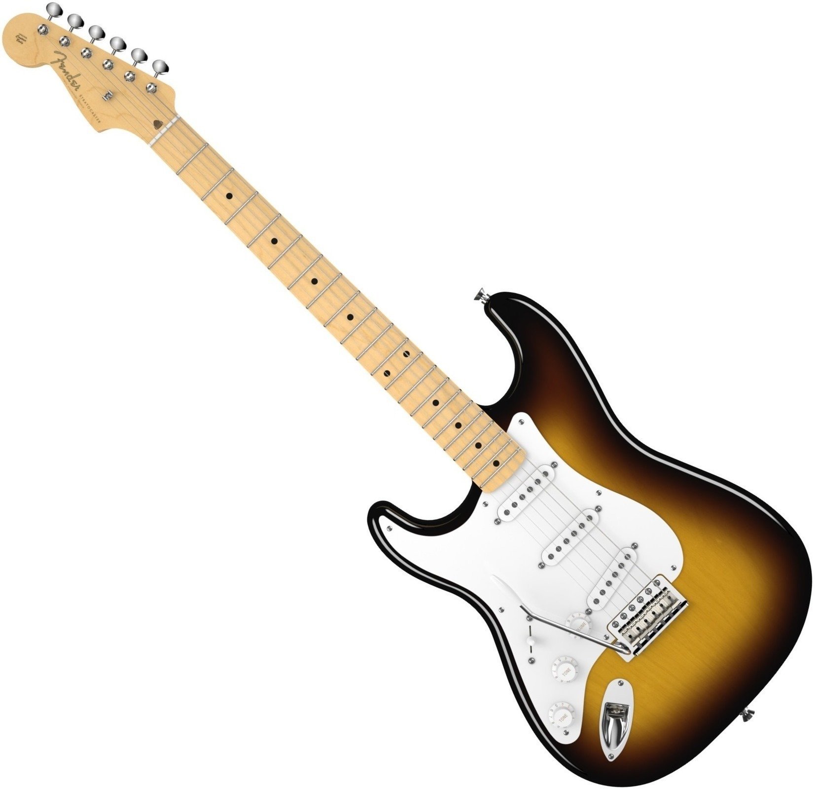 Guitarra elétrica para esquerdinos Fender American Vintage '56 Stratocaster LH 2-Color Sunburst