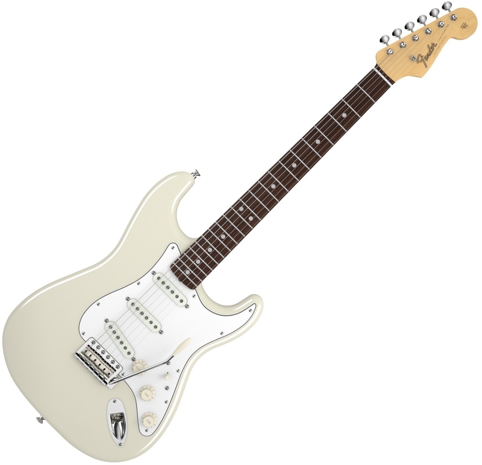 Elektrische gitaar Fender American Vintage '65 Stratocaster Rosewood f. Olympic White