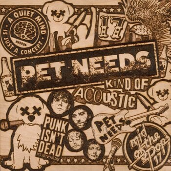 Vinyl Record Pet Needs - Kind Of Acoustic (Army Green Coloured) (LP) - 1
