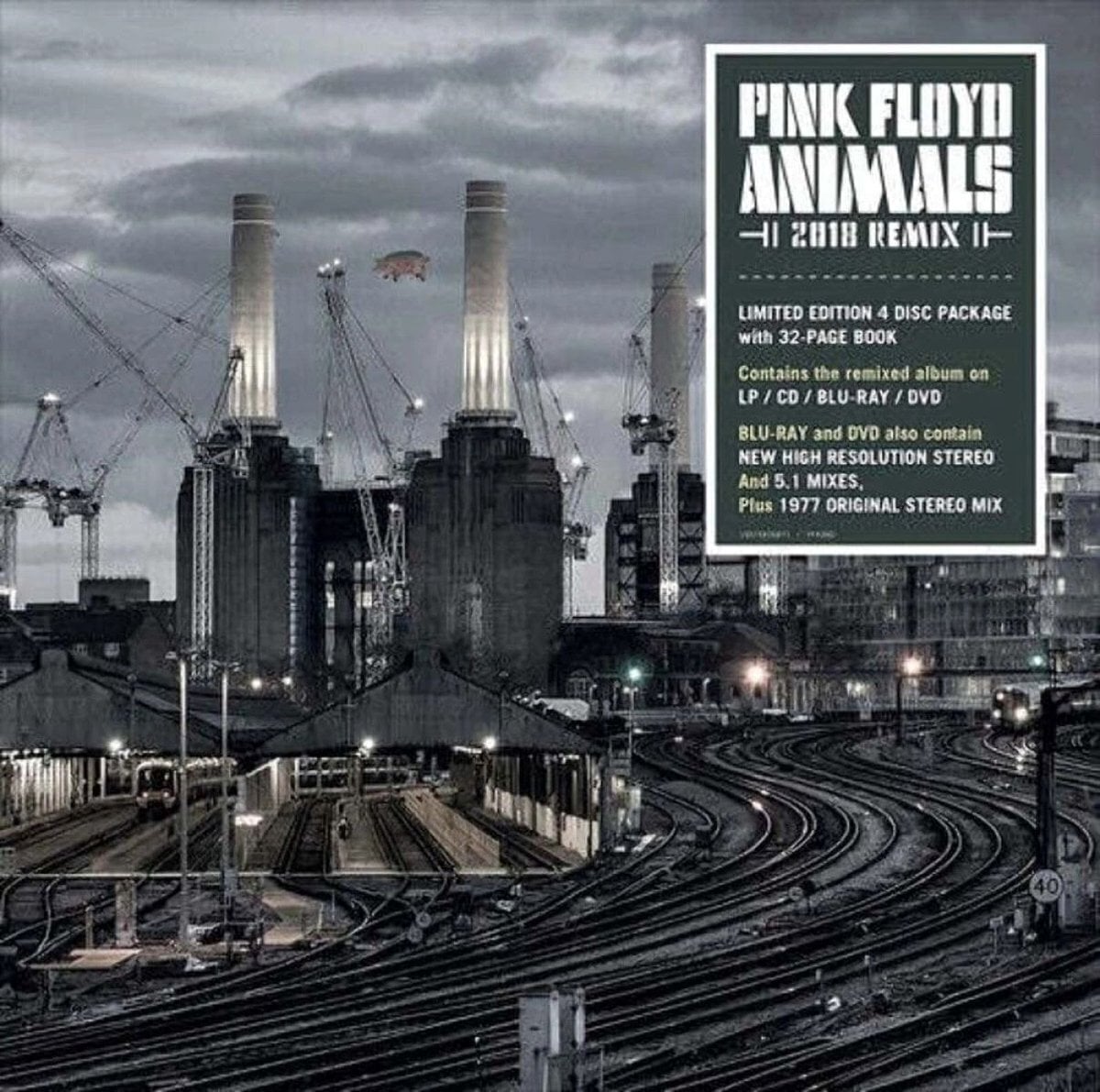 LP ploča Pink Floyd - Animals (Box Set) (Reissue) (LP + CD + Blu-ray + DVD)