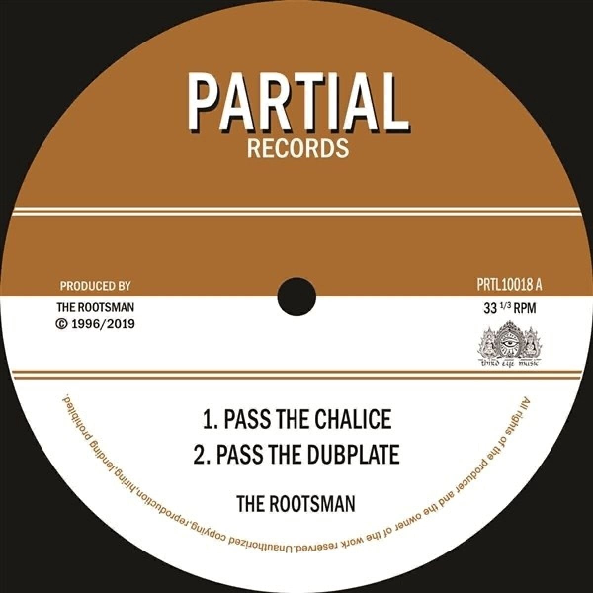 LP plošča The Rootsman - Pass The Chalice / Tribal Dervish (LP)