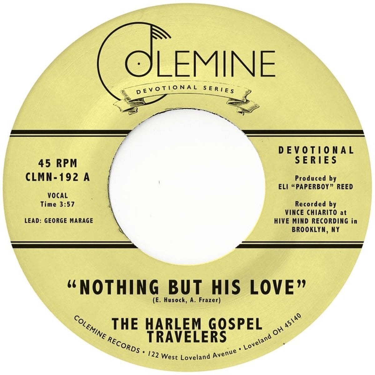 Hanglemez The Harlem Gospel Travelers - Nothing But His Love (7")