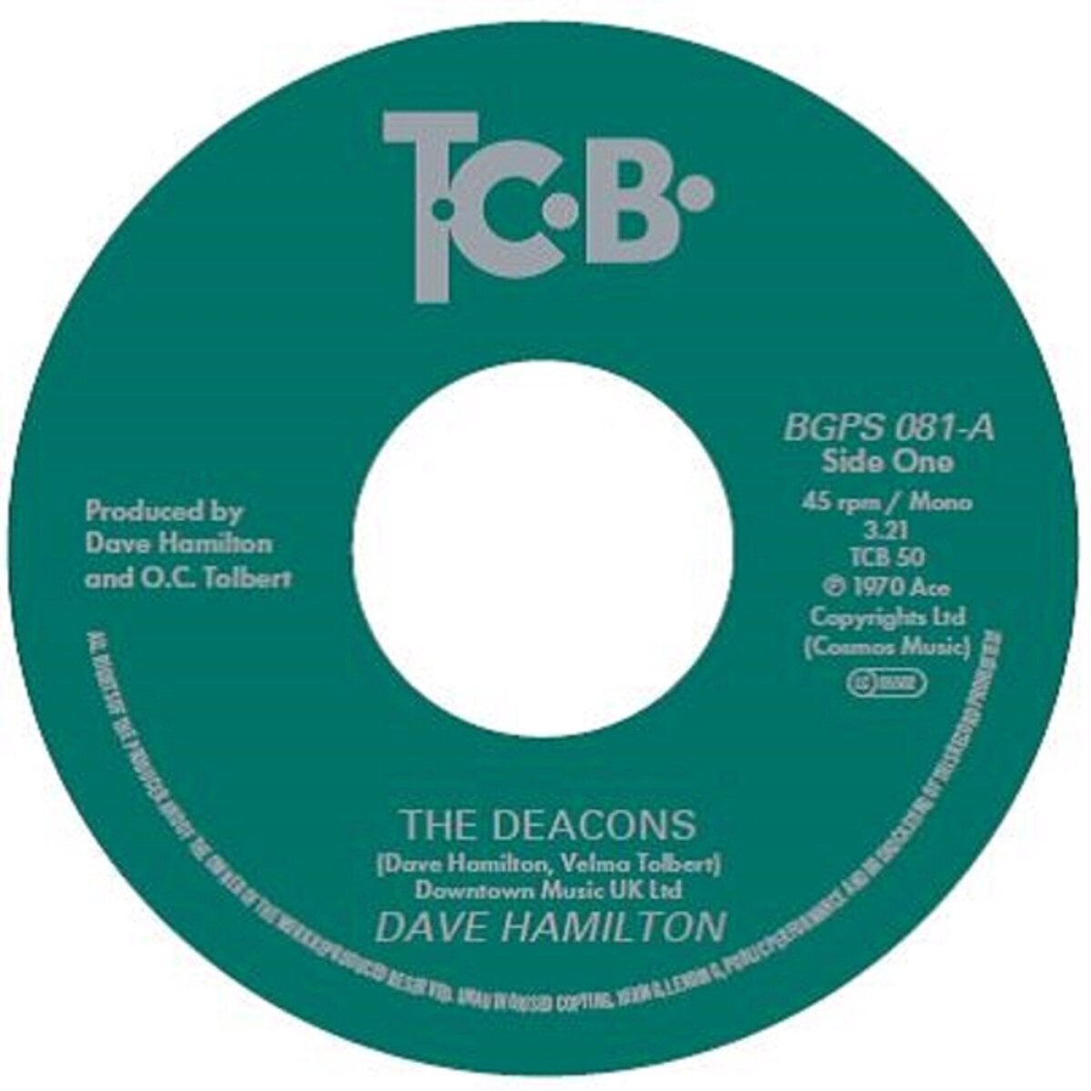 Disco de vinil Dave Hamilton - The Deacons / Pisces Pace (LP)